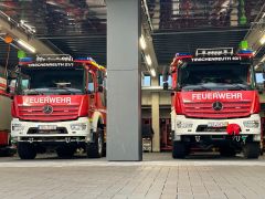 Gebührender Empfang für neues Einsatzfahrzeug