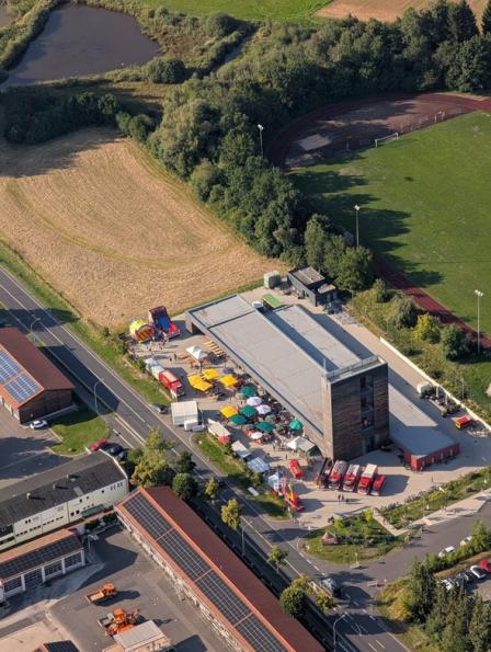 Luftbild 1 Gartenfest (Segelflug-Club Stiftland e.V.)