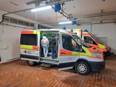 Besuch beim Bayrischen Roten Kreuz